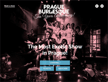 Tablet Screenshot of pragueburlesque.com